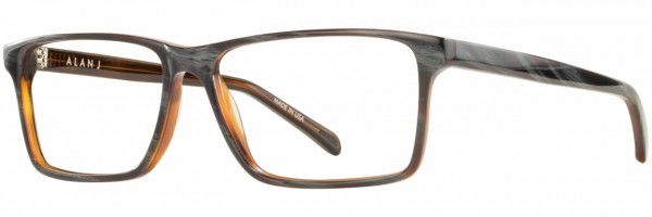 Alan J Alan J AJ-102 Eyeglasses, Ebony / Russet