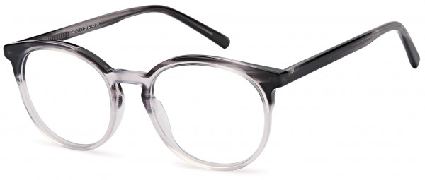 Menizzi M4097 Eyeglasses, 02-.Black Clear