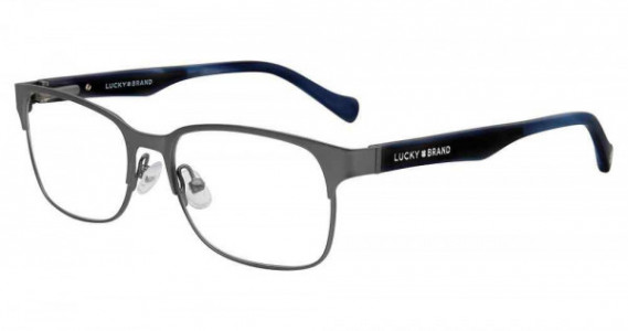 Lucky Brand D809 Eyeglasses, GUNMETAL (0GUN)