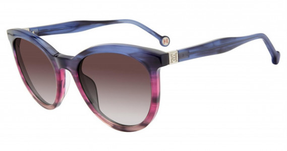 Carolina Herrera SHE887 Sunglasses, Blue Purple Multi 09LK