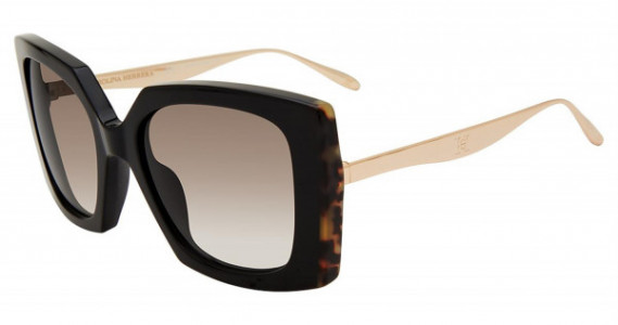 Carolina Herrera SHN616V Sunglasses, Black