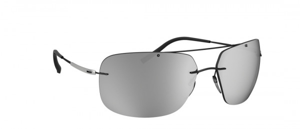 Silhouette Active Adventurer 8706 Sunglasses, 9340 Glossy Silver Mirror