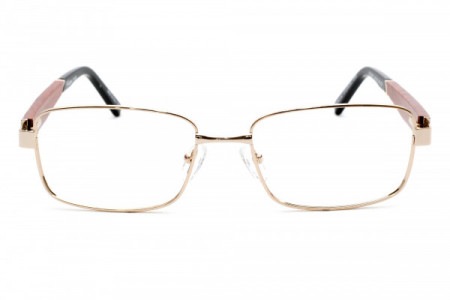 Cadillac Eyewear EXT4846 LIMITED STOCK Eyeglasses, Gold/Walnut