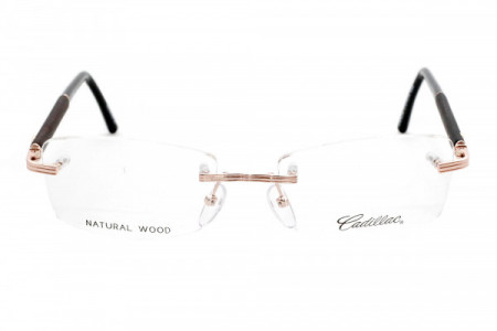 Cadillac Eyewear EXT4847 LIMITED STOCK Eyeglasses, Gold/Walnut