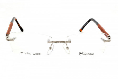 Cadillac Eyewear EXT4847 LIMITED STOCK Eyeglasses, Palladium/Natural