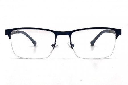 Eyecroxx EC555M - LIMITED STOCK Eyeglasses, C3 Navy Steel