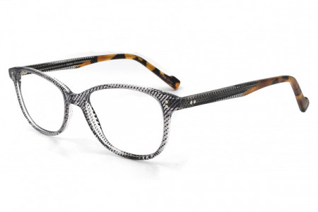 Italia Mia RDF 251 Eyeglasses, Crystal Black Dot