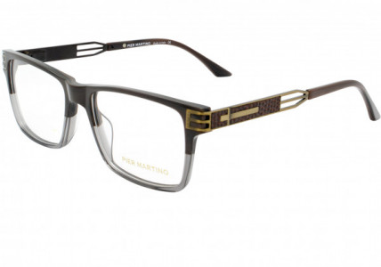 Pier Martino PM5752 LIMITED STOCK Eyeglasses, C4 Brown Ash Saddle