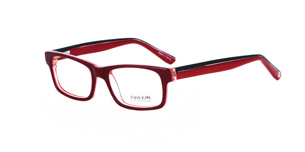 Alpha Viana K-2557 Eyeglasses, C2 - Red/Crystal