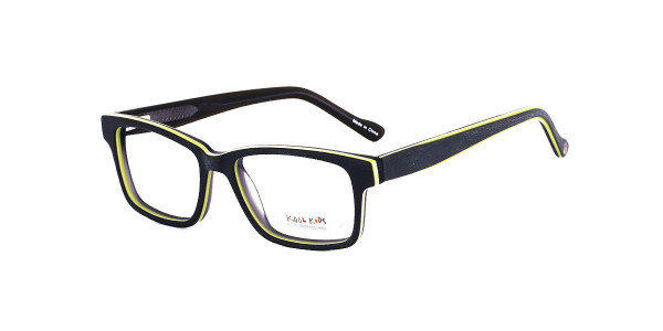 Alpha Viana K-2561 Eyeglasses, C3 - D.Green/Yellow/Green