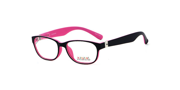 Alpha Viana K-2568 Eyeglasses, C4- matte blk/ pink