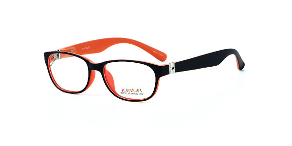 Alpha Viana K-2568 Eyeglasses, C1- matte blk/ orange
