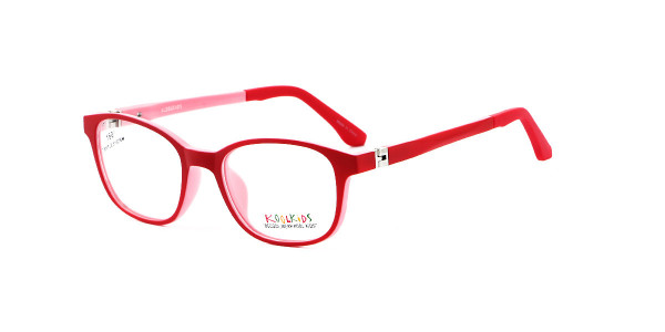 Alpha Viana K-2569 Eyeglasses, C2- matte red/ light pink