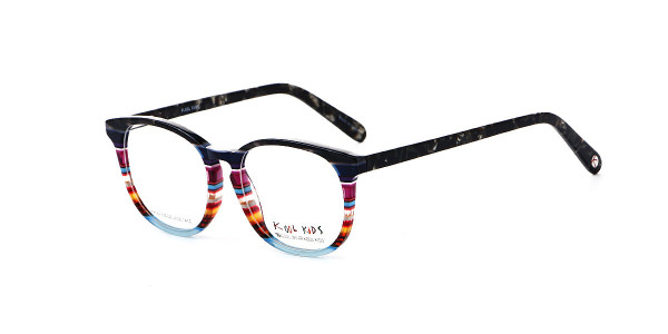 Alpha Viana K-2571 Eyeglasses, C3- blk/ demi strip