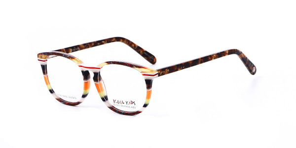 Alpha Viana K-2571 Eyeglasses, C2- brn/ orange demi strip