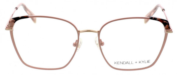 KENDALL + KYLIE IRIS Eyeglasses, Satin Petal/Shiny Light Gold