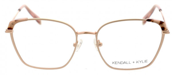 KENDALL + KYLIE IRIS Eyeglasses, Satin Light Rose Gold