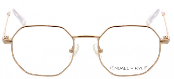 KENDALL + KYLIE CALLIE Eyeglasses, Shiny Rose Gold