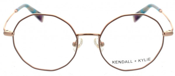 KENDALL + KYLIE ELENA Eyeglasses, Satin Blush/Shiny Rose Gold