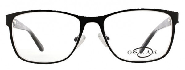 O by Oscar de la Renta OSL463 Eyeglasses, 001 Semi Matte Black