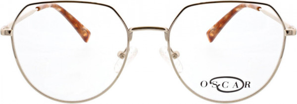 O by Oscar de la Renta OSL741 Eyeglasses, 718 Shiny Light Gold