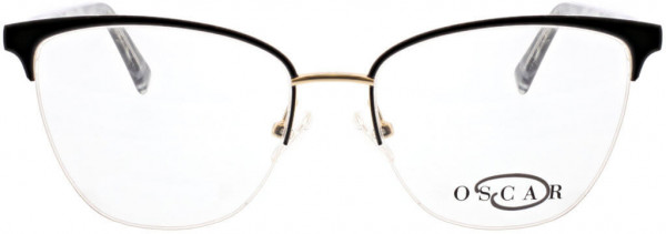 O by Oscar de la Renta OSL745 Eyeglasses, 001 Black Gold