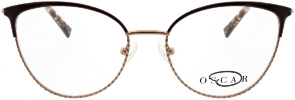 O by Oscar de la Renta OSL747 Eyeglasses, 200 Shiny Light Brown