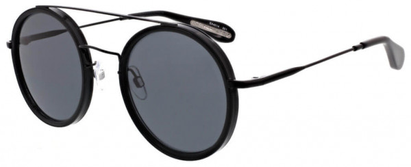 BCBGMAXAZRIA BA4014 Sunglasses, 001 Shiny Black with Opaque Black Insert