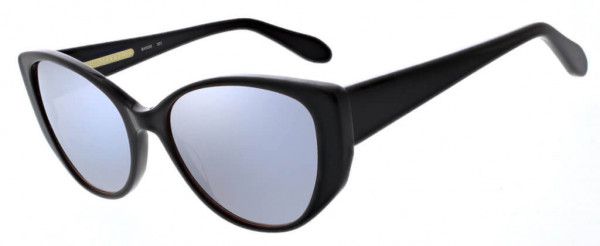 BCBGMAXAZRIA BA5005 Sunglasses, 001 Shiny Black