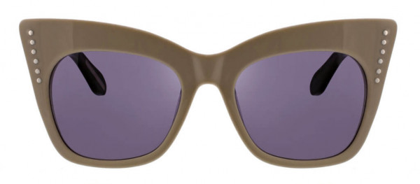 BCBGMAXAZRIA BA5010 Sunglasses, 264 Opaque Blush/Solid Smoke