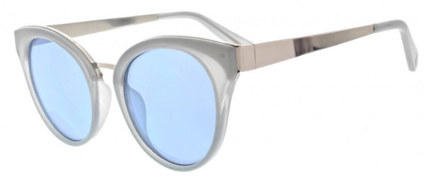BCBGeneration BG3011 Sunglasses, 081 Shiny Silver + Powder Blue