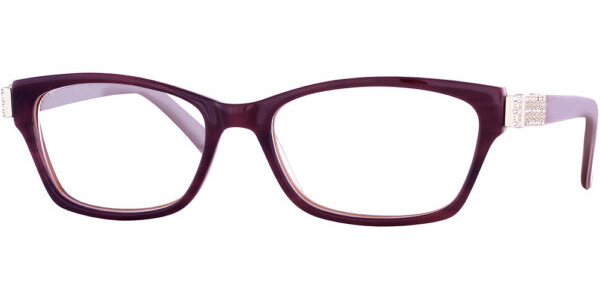 Buxton by EyeQ BX404 Eyeglasses, Cranberry