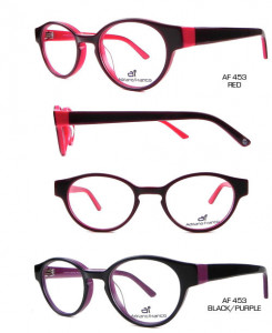 Hana AF 453 Eyeglasses, Black/Purple