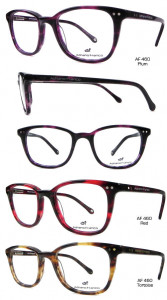 Hana AF 460 Eyeglasses, Plum