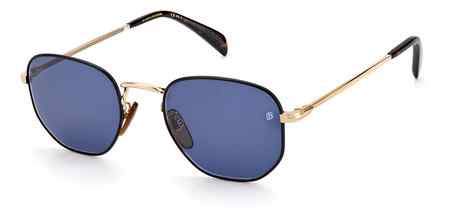 David Beckham DB 1040/S Sunglasses, 0RHL GOLD BLCK