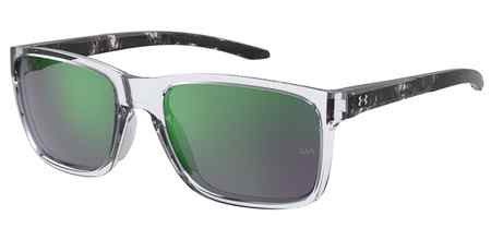 UNDER ARMOUR UA 0005/S Sunglasses, 0MNG CRYSTAL BLACK
