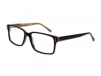 Amadeus A999 Eyeglasses, Brown over Light Brown Khaki Stripe