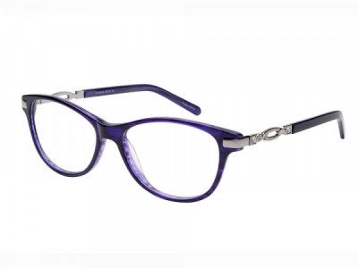 Amadeus A1017 Eyeglasses, Purple with Gunmetal Temple