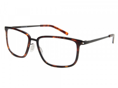 Amadeus A1012 Eyeglasses, Tortoise Zyl Over Brown Metal