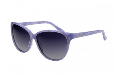 Amadeus A1011 Sunglasses, Purple Marble With Gray Polarized Lens