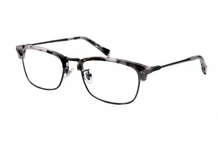 Amadeus A1006 Eyeglasses, Gray Tortoise Zyl Over Gun Metal