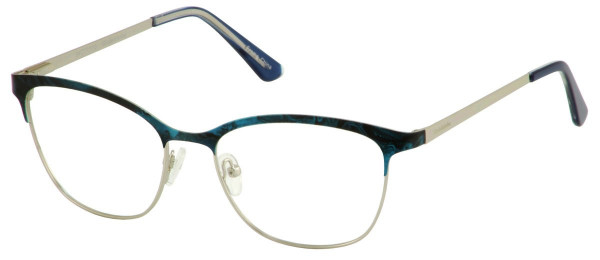 Elizabeth Arden EA 1221 Eyeglasses, 3-NAVY MARBLE