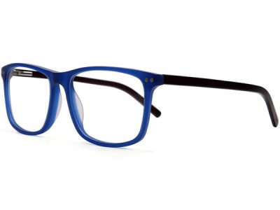 Milk Kamber Eyeglasses, Matte Redwood Blue