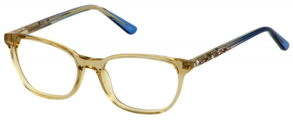 Hello Kitty HK 308 Eyeglasses, 2-KHAKI CRYSTAL