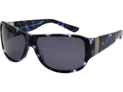 Heat HS0221 Sunglasses, Blue Marble Frame With Dark Gray Polarized Lens