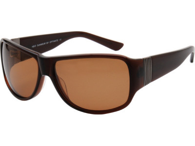 Heat HS0221 Sunglasses, Dark Brown Frame With Brown Polarized Lens