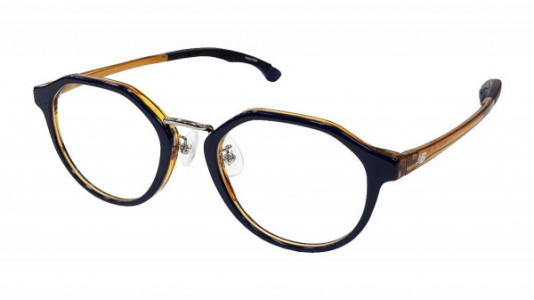 New Balance NB 4114 Eyeglasses, 2-MATTE NAVY BROWN