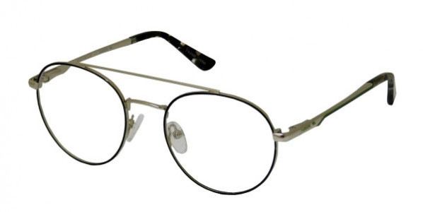 Tony Hawk TH 567 Eyeglasses, 1-BLACK/SILVER