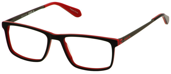Tony Hawk TH 550 Eyeglasses, 1-BLACK/RED