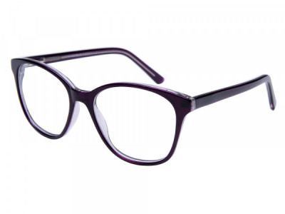 Baron BZ109 Eyeglasses, Purple Over Crystal